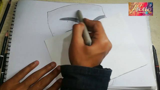 How to draw a fawkes mask|V|vendetta|guy fawkes|timelapse|tutorial|movies|Artfolio смотреть онлайн