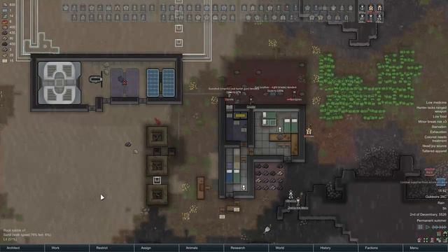 Rimworld B18: 5 Bases, No Mods, Rough, Phoebe : Day 1561 Raid Cycle arrived let's play gameplay смотреть онлайн