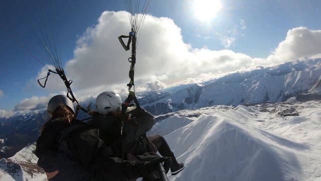 13012020 SkyAtlantida Team gudauri paragliding Georgia полет гудаури بالمظلات، جورجيا بالمظلات 1 смотреть онлайн