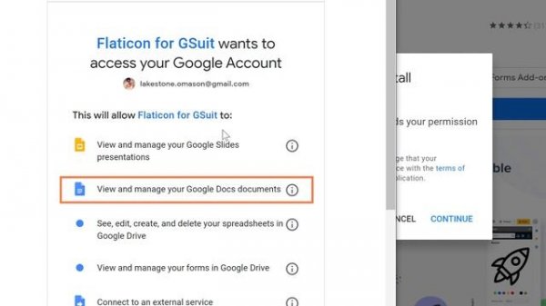 Google Docs: Installing Add-ons