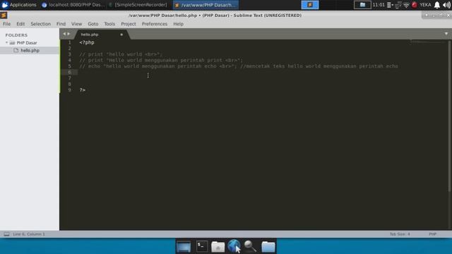 Fungsi echo, print dan printf PHP DASAR #1 смотреть онлайн