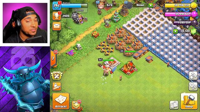 BUYING the New Jolly SKIN!! (56 MILLION GOLD!!) Clash of clans!! смотреть онлайн