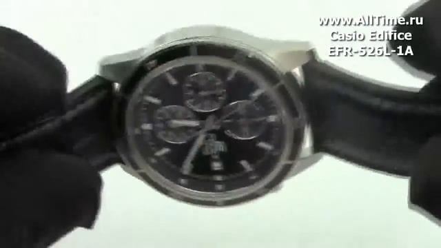 Обзор. Мужские наручные часы Casio Edifice EFR-526L-1A смотреть онлайн
