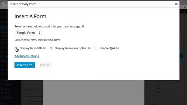 The Gravity Forms Shortcode Is Tricky To Find In WordPress - Here's How | WP Learning Lab смотреть онлайн