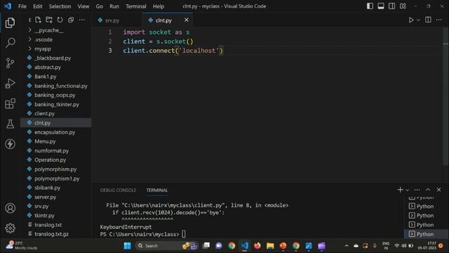 #23 - Socket Programming in Python смотреть онлайн