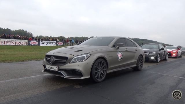 BRABUS 850 6.0 Biturbo CLS63 S AMG - REVS & Accelerations!