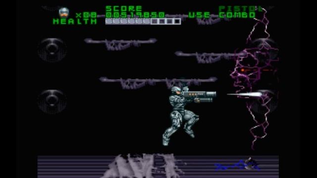 Super Nintendo (Snes) 16-bit Robocop VS Terminator Stage 15 (Skynet CPU Core) Final Bosses
