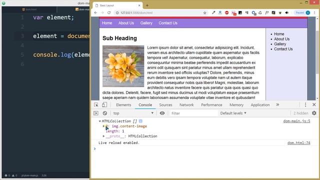 JavaScript DOM Targeting Methods Tutorial in Hindi / Urdu смотреть онлайн