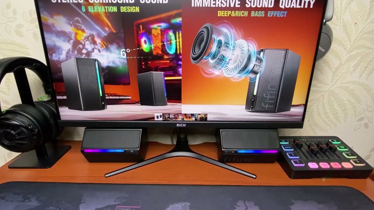 АКУСТИЧЕСКАЯ СИСТЕМА FIFINE AMPLIGAME A20 RGB ОБЗОР смотреть онлайн