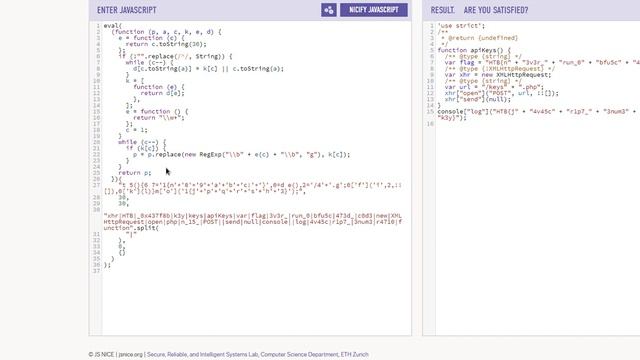 JAVASCRIPT DEOBFUSCATION смотреть онлайн