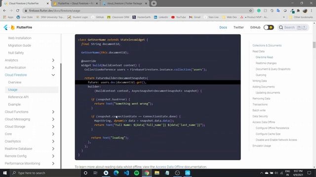 How to write data to Firebase Firestore? | Flutter Firebase Tutorial 2021 смотреть онлайн
