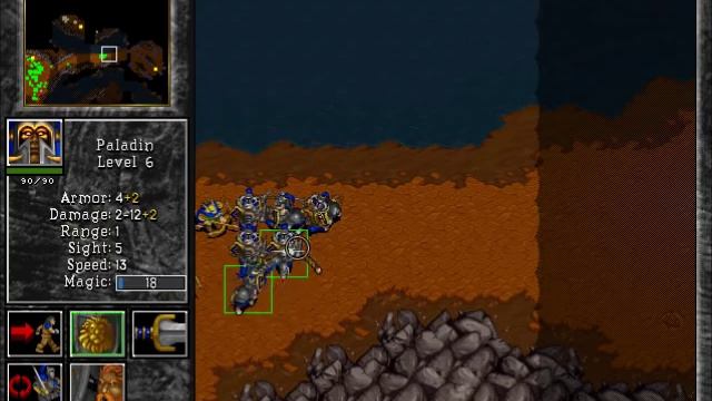 Warcraft 2: Tides Of Darkness - Human Campaign Gameplay - Mission 14 (FINAL)