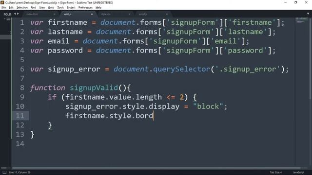 Login Form with full Validation using HTML CSS & Javascript смотреть онлайн