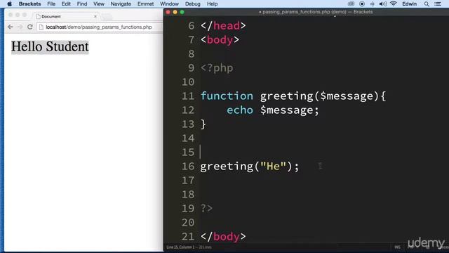022 Function Parameters PHP Full Course 2021 смотреть онлайн