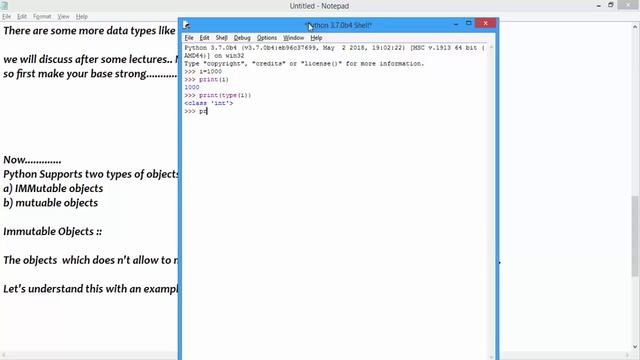 Data Types Python | Objects In Python смотреть онлайн