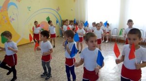 Песня "Мы - солдаты" (сл. В. Малкова, муз. Ю.Слонова). 23 февраля в детском саду.