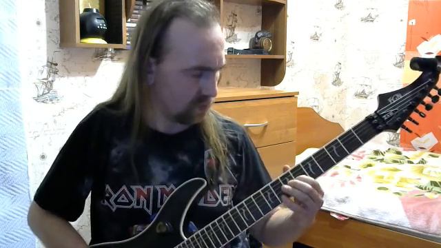 Minor Blues improvisation guitar solo in Bm смотреть онлайн