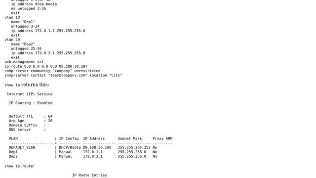 DevOps & SysAdmins: ProCurve 2910al-48G-PoE+ (J9148A) configuration смотреть онлайн