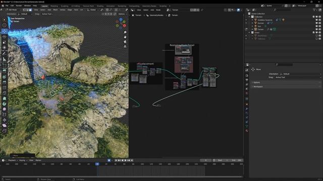 Creating terrain has NEVER BEEN EASIER! | Instant high quality terrain with Blender Auto-Terrainer смотреть онлайн