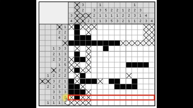 Решение сложного японского кроссворда | как решать японский кроссворд