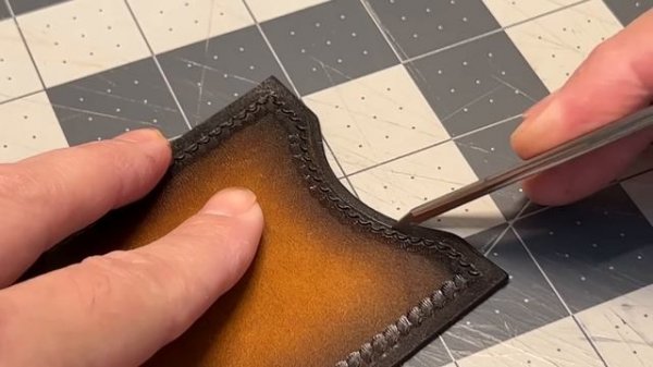 Skinning My Phone Case With Leather - Leather Craft