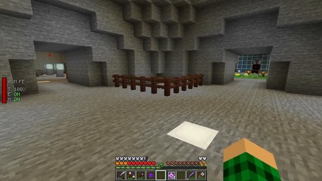 Minecraft Cave Factory - EP4 - Creative Wireless Storage System! смотреть онлайн