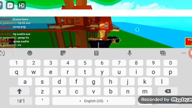 Показываю команды в FREE ADMIN [Roblox] смотреть онлайн