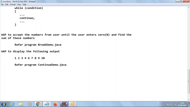 Full Stack Java | Day 10 | for loop | break and continue | Raj Technologies смотреть онлайн