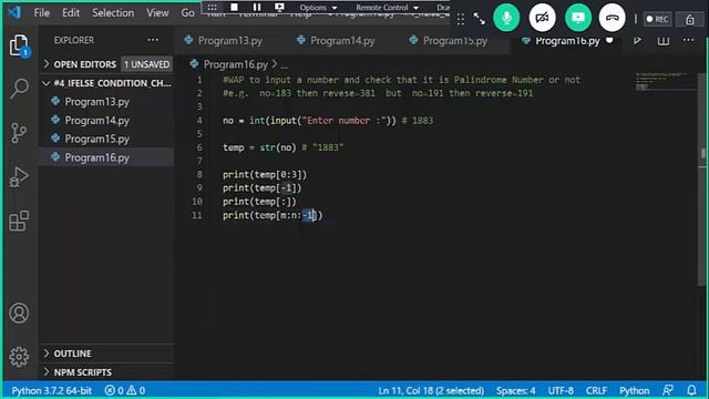 Part 3 Python Programming If Else Condition Checking смотреть онлайн