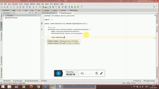 Android Studio | How to make Toast Message in Android Studio смотреть онлайн