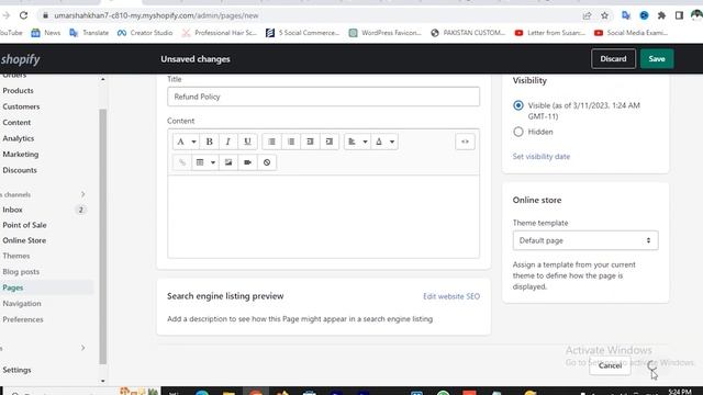 How to Create a Professional Navigation Menu, setting up pages, and create collections Shopify stor смотреть онлайн