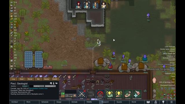 [Rimworld Cannibal Nudist Cult Part 11] New Recruit! Please Stop Putting Dead Bodies On Display! смотреть онлайн