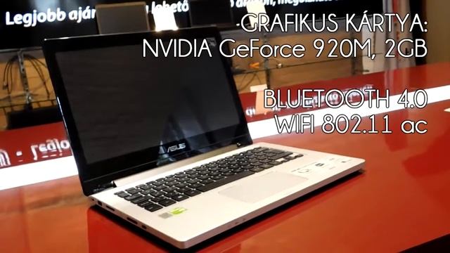 Radium Laptop Bemutató: ASUS Transformer TP300LJ смотреть онлайн
