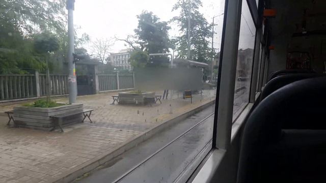 Бул. Н. Петков- кв. Орландовци с ТМ 4|Временен маршрут, заради ремонт по ТМ 5 част 6| Sofia trams смотреть онлайн