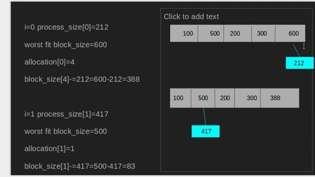 Worst Fit algorithm in Memory Management | GeeksforGeeks смотреть онлайн