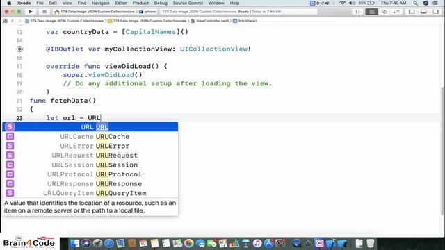 How to Parse Images From JSON Data into Custom CollectionView in Swift 5 XCode | Hindi | iOS App смотреть онлайн