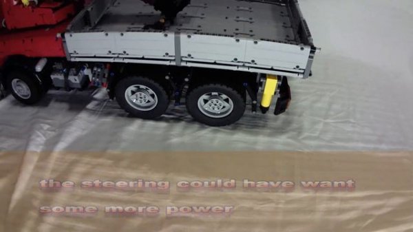 Review Mould King Pneumatic Crane Truck 19002