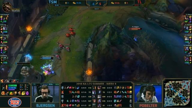 TSM vs TL | Week 9 Day 2 - NA LCS Summer 2018 | Team SoloMid vs Team Liquid смотреть онлайн