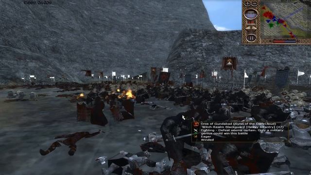 SIEGE OF KHAZAD MINES: Dwarves Surrounded by Orcs - Third Age Total War Reforged Gameplay смотреть онлайн