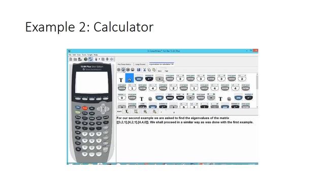 Finding Eigenvalues on TI 84 Calculators смотреть онлайн