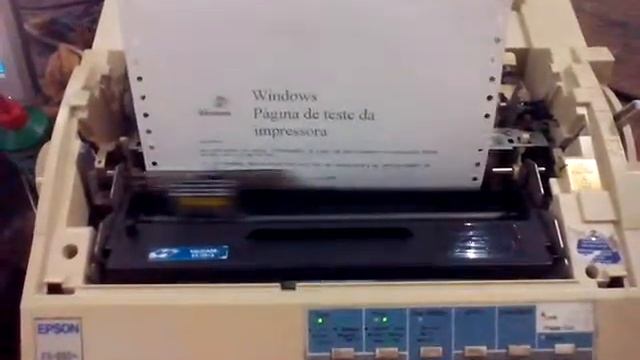 Impressora matricial epson fx 880+ USB s tampa e s fita смотреть онлайн