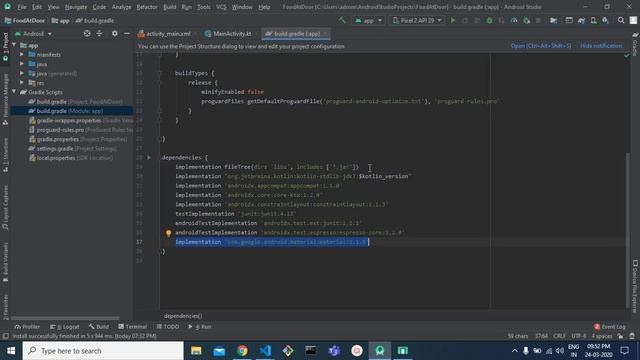 Implement Material Design In Android App Using Kotlin смотреть онлайн