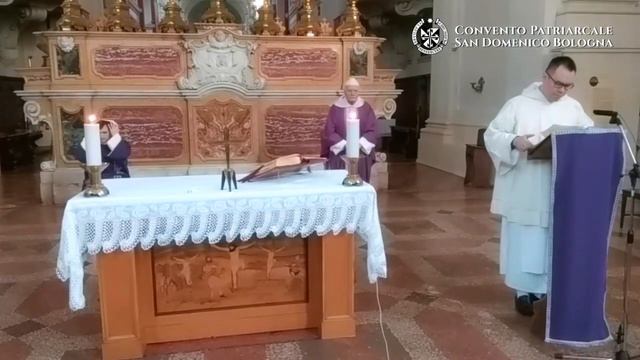 Messa feriale con Lodi nel convento di San Domenico Bologna - 7 aprile 2020 смотреть онлайн