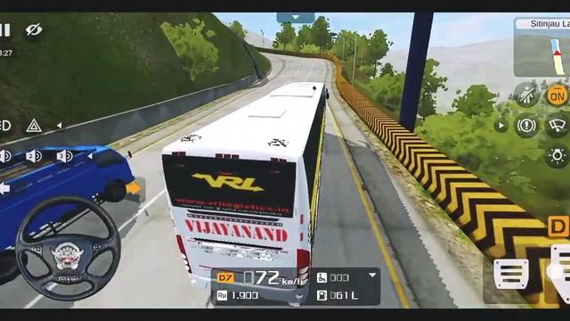Volvo 9700 B11R VRO" Bus simulator indnasia" mod apk in moutain map - game's Play смотреть онлайн