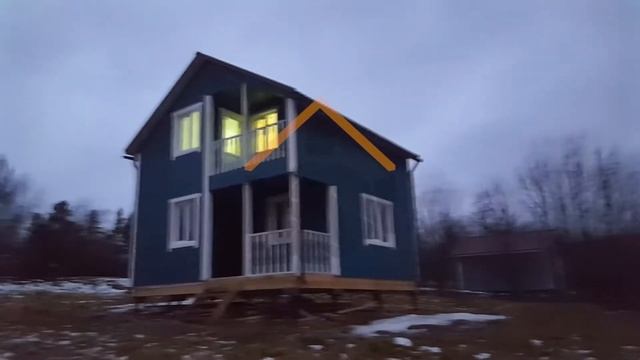 Строительство каркасного дома в Лахденпохья СК Столетие смотреть онлайн