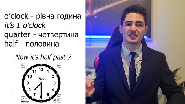 КОТРА ГОДИНА? КОЛЬОРИ. ФІГУРИ АНГЛІЙСЬКОЮ (урок11) смотреть онлайн