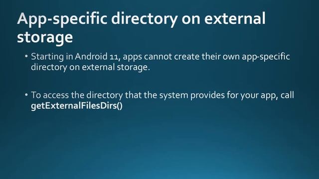 Android 11 External Storage Changes by Google | API 30 смотреть онлайн