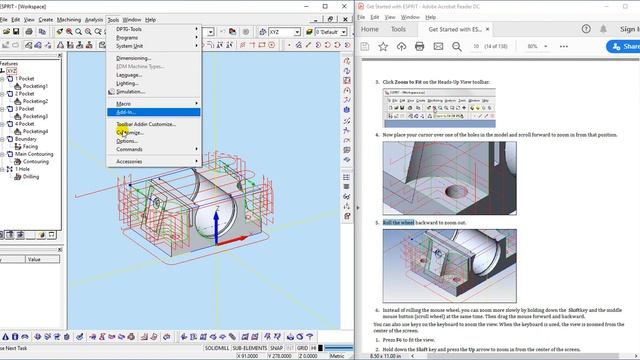 Esprit CAM : Introduction To Esprit : 01