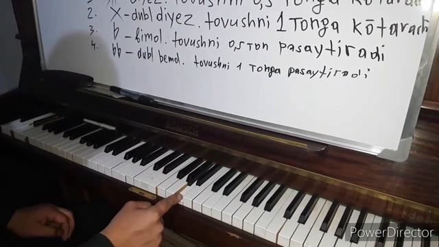 MUSIQA NAZARIYASI 8-DARS ALTERATSIYA BELGILARI