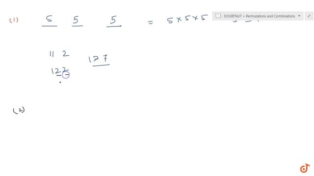 How many 3-digit numbers can be formed from the digits 1, 2, 3, 4 and 5 assuming that (i) repeti... смотреть онлайн